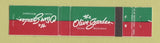 Matchbook Cover - The Olive Garden Restaurants Italian CHAIN 12 Strike