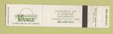 Matchbook Cover - Le Rivage Washington DC 12 Strike