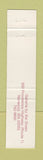 Matchbook Cover - Siam Lotus Thai Restaurant Norwood MA 12 Strike