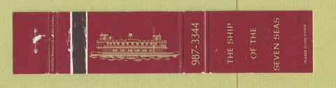 Matchbook Cover - Ship of the Seven Seas 12 Strike