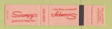 Matchbook Cover - Scampy's Seafood Roxboro Mall Calgary AB 12 Strike