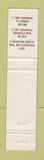 Matchbook Cover - Jean Scofield Ribs St Leonard Laval QC 12 Strike