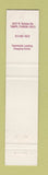 Matchbook Cover - D&Z's Tampa FL restaurant 12 Strike