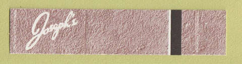 Matchbook Cover - Joseph's Restaurant Montreal QC 12 Strike
