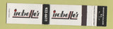 Matchbook Cover - Isabelle's Whistler Village BC 12 Strike