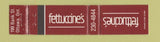 Matchbook Cover - Fettuccine's Ottawa ON 12 Strike