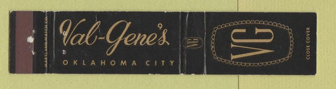 Matchbook Cover - Yal Gene's Oklahoma City OK  12 Strike
