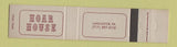 Matchbook Cover - Hoar House Lancaster PA 12 Strike
