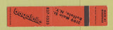 Matchbook Cover - Bagatelle Buffalo NY SAMPLE 12 Strike