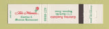 Matchbook Cover - Tia Marias Mexican Restaurant Baytown TX 12 Strike