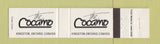 Matchbook Cover - The Cocamo Kingston ON 12 Strike