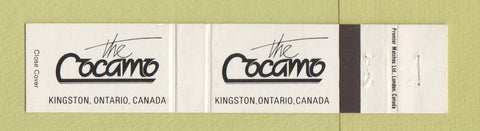 Matchbook Cover - The Cocamo Kingston ON 12 Strike