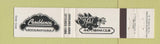 Matchbook Cover - Casablanca Restaurant Rickshan Hotel Cherry Hill NJ 12 Strike