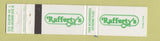 Matchbook Cover - Rafferty's Restaurant Toronto ON 12 Strike