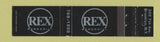 Matchbook Cover - Rex Bar Grill Brooklyn NY 12 Strike