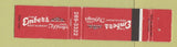 Matchbook Cover - Embers Restaurant Tiffany's Ocean City MD 12 Strike