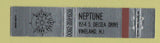 Matchbook Cover - Neptune Seafood House Vineland NJ 12 Strike