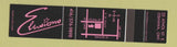 Matchbook Cover - Elisions? Oshawa ON SAMPLE 12 Strike