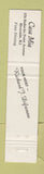 Matchbook Cover - Casa Mia Riverside RI 12 Strike
