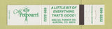Matchbook Cover - Cafe Potpourri Aurora Colorado 12 Strike