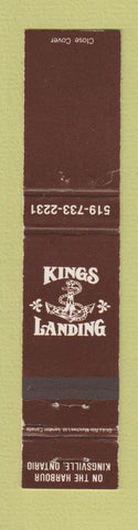 Matchbook Cover - King's Landing Kingsville ON 12 Strike
