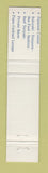 Matchbook Cover - Kabuki of Chicago IL  12 Strike