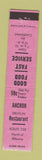 Matchbook Cover - Anchor Drive In Restaurant Altoona PA PINK 12 Strike