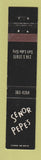 Matchbook Cover - Senor Pepe's Salt Lake City UT 12 Strike