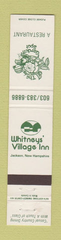 Matchbook Cover - Whitney's Village Inn Jackson NH Garden Spot 12 Strike