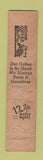Matchbook Cover - Clara's Dining Room ARROW Minneapolis MN 12 Strike