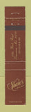 Matchbook Cover - Shane's Restaurant Timonium MD 12 Strike