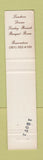 Matchbook Cover - Shane's Restaurant Timonium MD 12 Strike