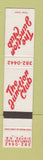 Matchbook Cover - Junction Club Dieppe NB 12 Strike