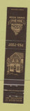 Matchbook Cover - John Peel Restaurant Brantford ON 12 Strike