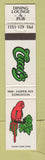 Matchbook Cover - Cucci's Edmonton AB parrot 12 Strike