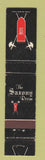 Matchbook Cover - Saxony Room Rochester NY 12 Strike