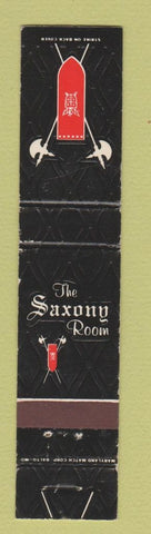 Matchbook Cover - Saxony Room Rochester NY 12 Strike