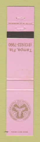 Matchbook Cover - Sukhothai Thai Restaurant Tampa FL WEAR 12 Strike