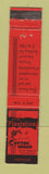 Matchbook Cover - Plantation Cotton Room Spokane WA WEAR 12 Strike