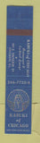 Matchbook Cover - Kabuki of Chicago IL  12 Strike