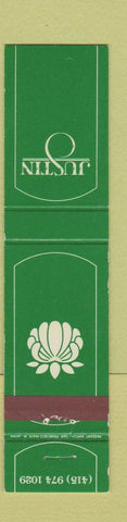 Matchbook Cover - Justin San Francisco? 12 Strike