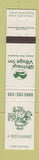 Matchbook Cover - Whitney's Village Inn Jackson NH Garden Spot 12 Strike