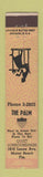 Matchbook Cover - The Palm Miami Beach FL ADVANCE WEAR 12 Strike