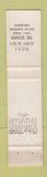 Matchbook Cover - Madeiras Acapulco Mexico WEAR 12 Strike