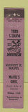 Matchbook Cover - Mavel's Grill Kansas City? WEAR 12 Strike