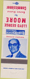 Matchbook Cover - Vote Lloyd George Moore Commissioner