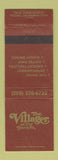 Matchbook Cover - Villager at Fig Garden Freno CA WEAR