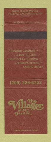 Matchbook Cover - Villager at Fig Garden Freno CA WEAR