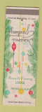 Matchbook Cover - Towne and Country Lodge Fresno CA Christmas