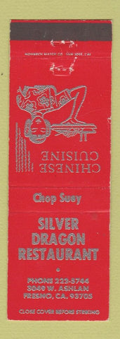 Matchbook Cover - Silver Dragon Chinese Restaurant Fresno CA